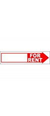 For Rent Directional Arrow